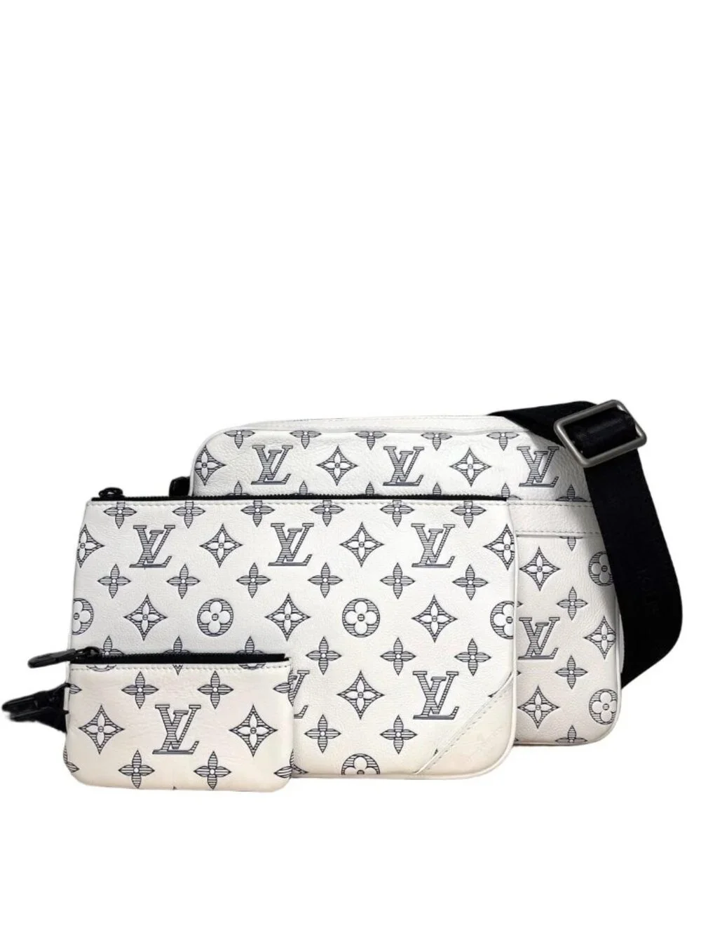 Louis Vuitton Monogram Shadow Trio Messenger Bag